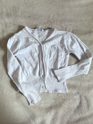 Girls white cardigan Dodipetto used, size 104 cm, 4 years