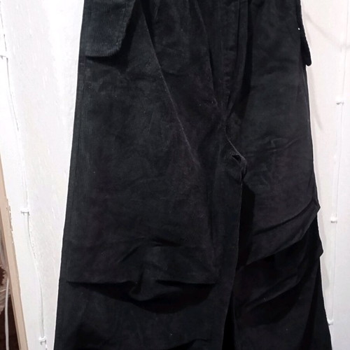 24 Colours Women's Corduroy Stretch Pants Black Size S Like New