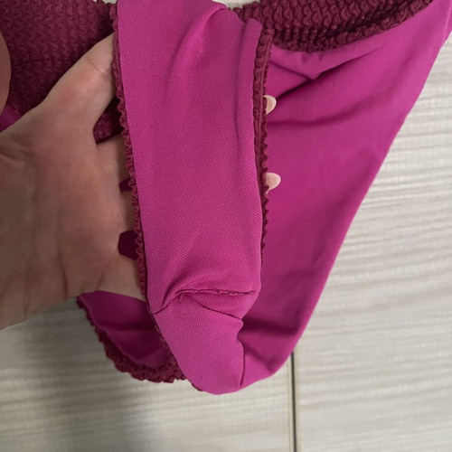Swimsuit new, burgundy color with cups and adjustable straps, size L
