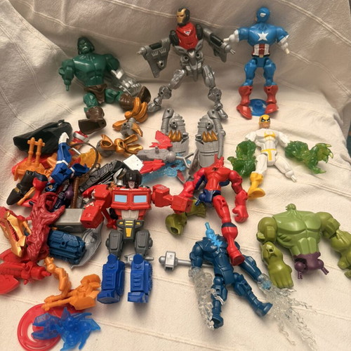 Hasbro Marvel superhero toys used, job lot 2014