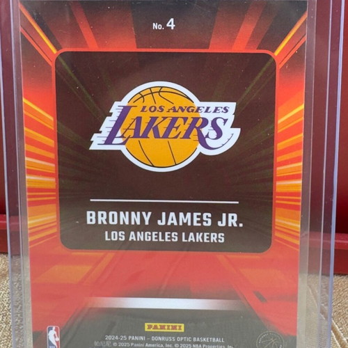 Brony James Jr. RC card new from Panini Optic Express Lane