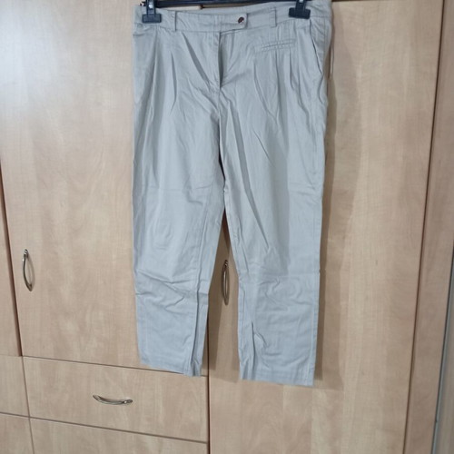 Raxevsky women's pants small beige cotton satin like new