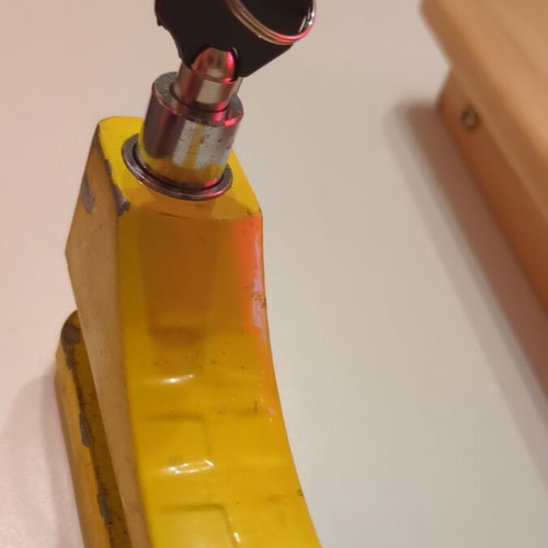 Motorcycle lock used
