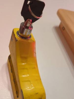 Motorcycle lock used