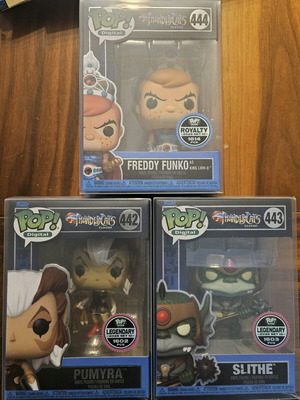 Funko Pop Thundercats NFT set of 3 new, sealed with protector