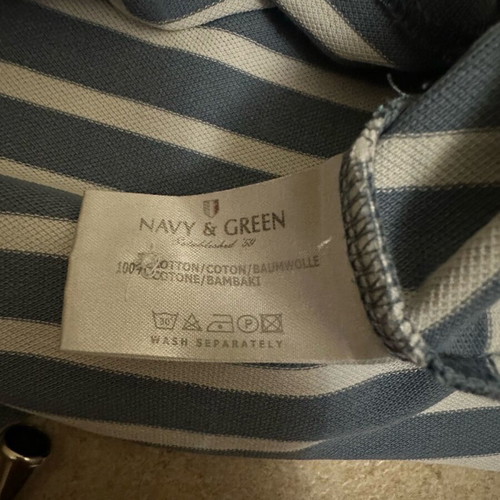 Polo Navy & Green used, size M