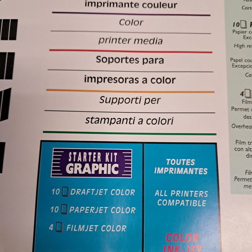 Special printing papers for inkjet printer, 2 packs, 38 sheets, new