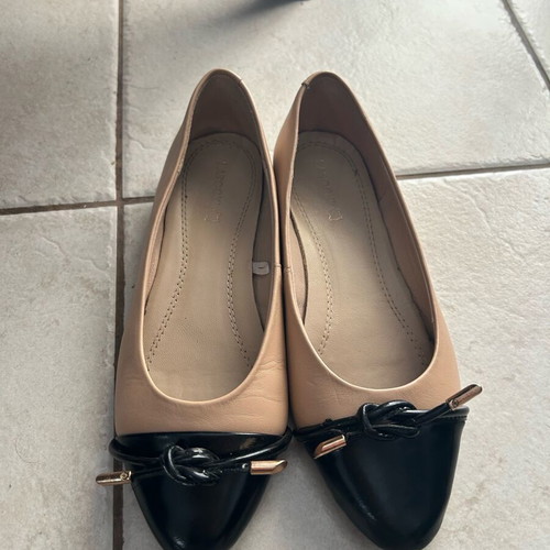 Lasocki ballerinas like new, black and beige, size 37