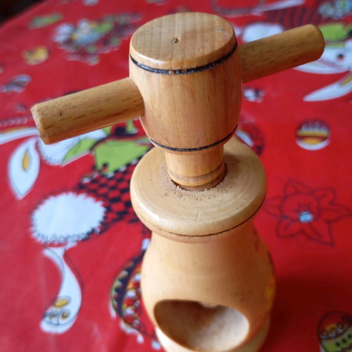Vintage wooden nutcracker hand made like new