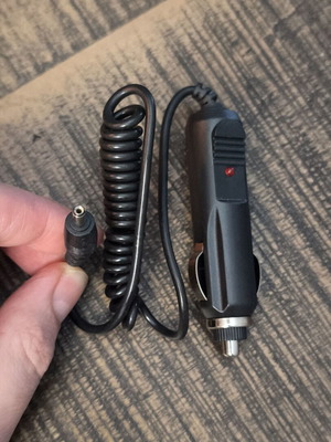 Car adapter 12V to DC 5.5×2.1mm spiral new