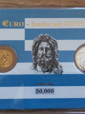 Athens 2004 collectible coins new in blister