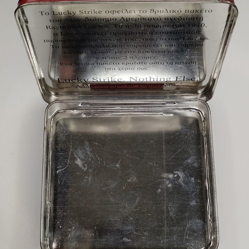 LUCKY STRIKE Metal Tobacco Case