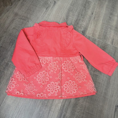 Girls' jacket, pink, size 110 cm, 6 years