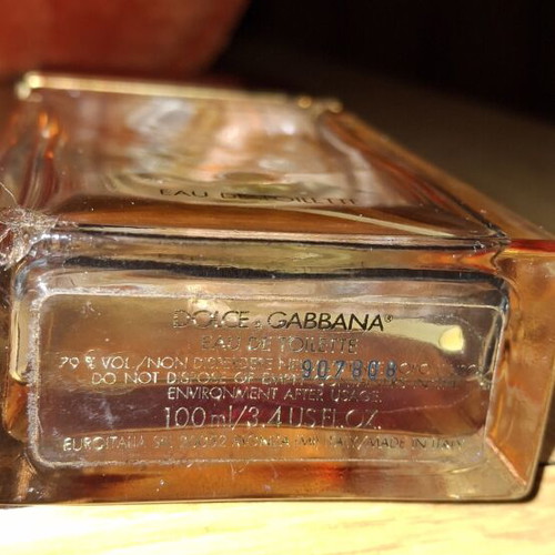 Dolce & Gabbana vintage Eau de Toilette 100 ml used, authentic