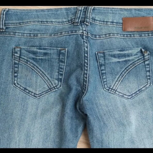 Tally Weijl Jeans used, low waist, blue, size M