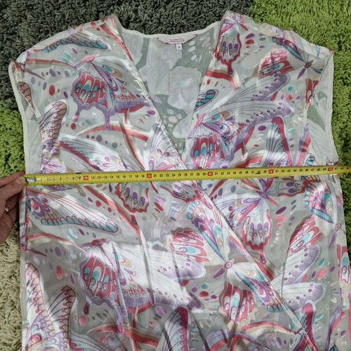 Matthew Williamson Butterfly tunic dress with silk fabric, like new, size XL