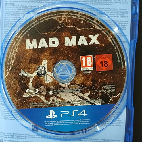 Mad Max PlayStation 4 game like new