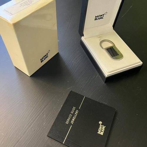 MontBlanc Audi Luxury Key Ring Steel Carbon new