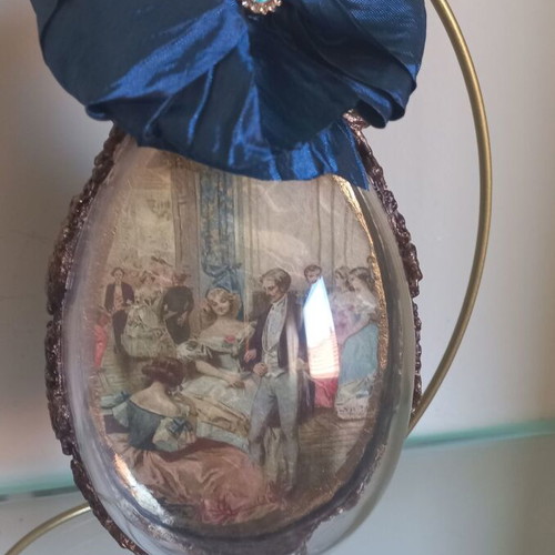 Easter egg handmade from Plexiglas new, 15 cm