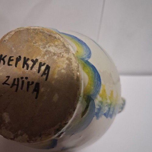 Zaira Digeni-Beza handmade ceramic vase Corfu 1960–70