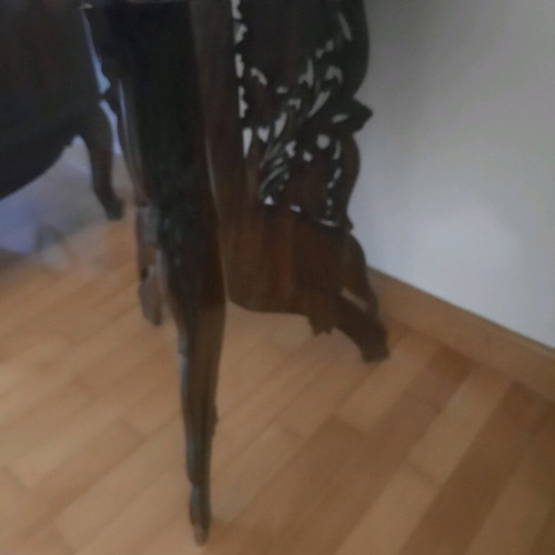 Carved table used