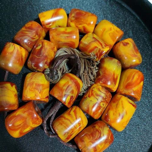 Large decorative worry beads new, plastic resin