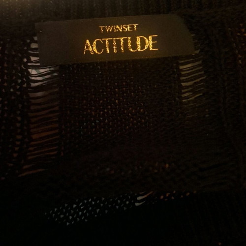 Twinset Actitude black blouse size M like new