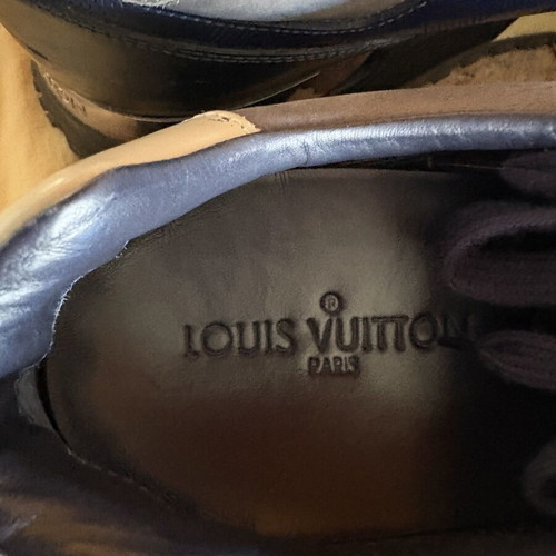 Louis Vuitton shoes used, blue, sizes 45-45.5, sneakers