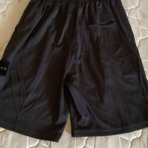 Stone Island shorts, black, casual summer style