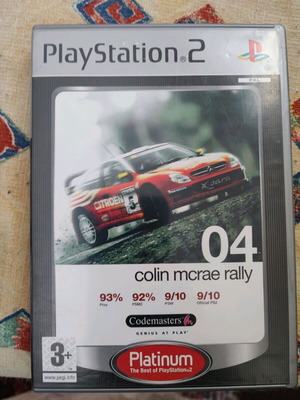 Colin McRae Rally 04 PS2 game μεταχειρισμένο σε άψογη κατάσταση