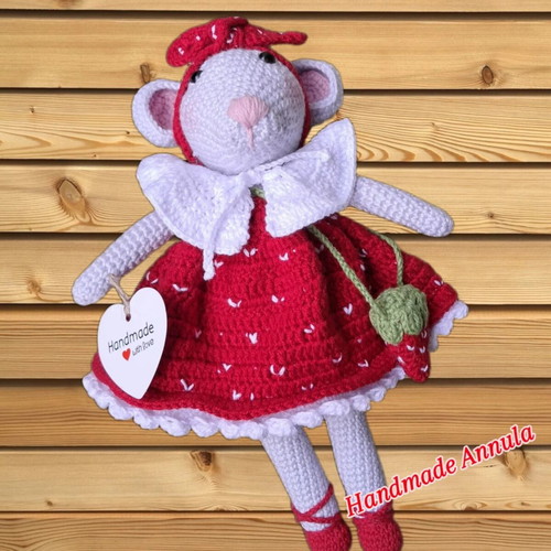 Amigurumi Mouse Handmade Crochet Toy