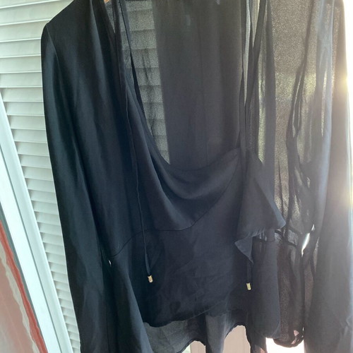 C Thru black crossover shirt like new