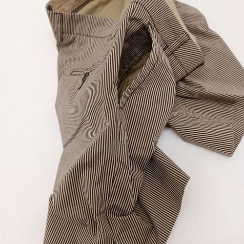 Slam women's shorts new, size S, beige brown striped