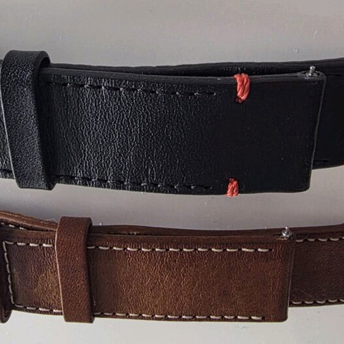 Garmin Quick Release Leather Watch Straps 22mm, 2 Pieces New