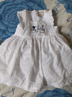 Baby dress 18 months used with small stain