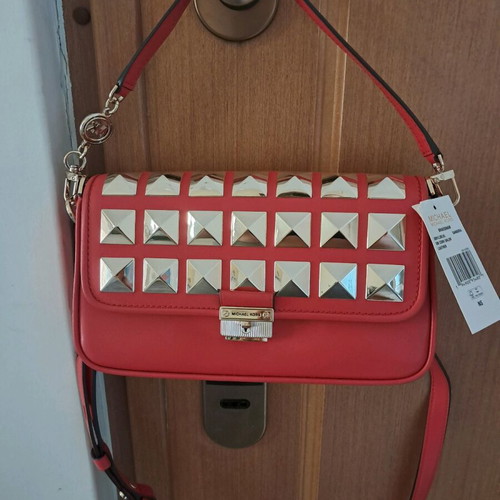 Michael Kors handbag new, red, 100% leather