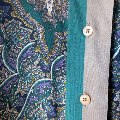 Vilagallo shirt like new, blue and green