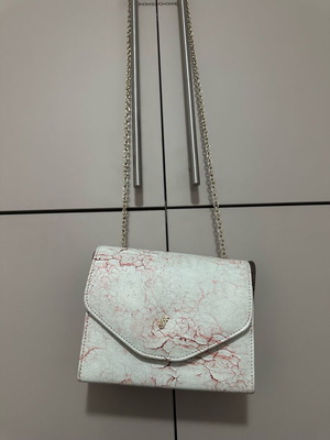 Axel bag new with marble effect and chain strap