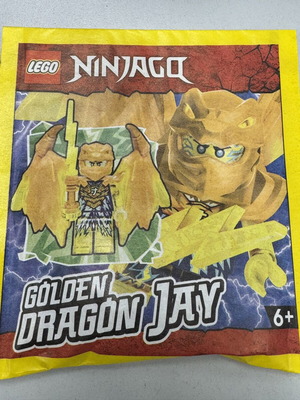 Lego Ninjago Golden Dragon Jay mini figure