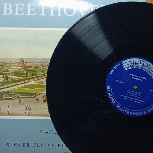 Beethoven Funf Ouverturen vinyl record Wiener Festspielorchester like new, classical