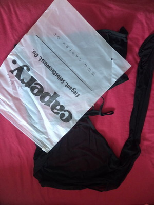 Dress with sheer panels and sexy lingerie new, black