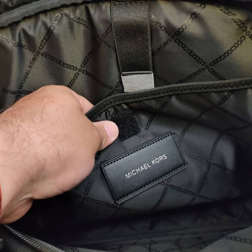 Michael Kors original professional backpack, black and grey
