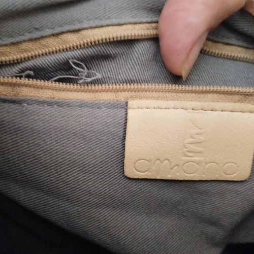 Bag like new, beige color