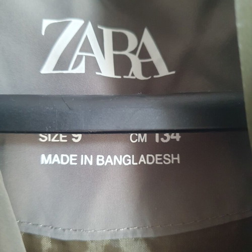 Zara jacket for boy 9 years like new, khaki color, size 134 cm