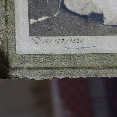 Rare lithograph before 1900 used condition