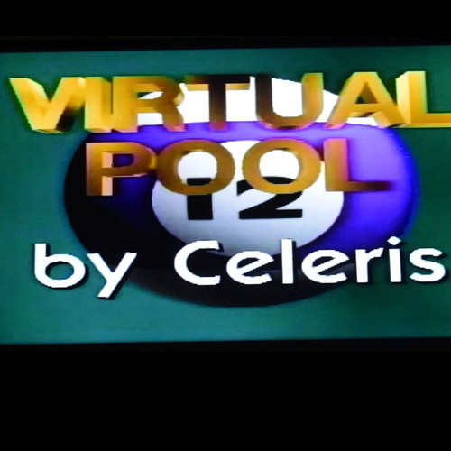 Virtual Pool PS1 game, sports billiards simulation