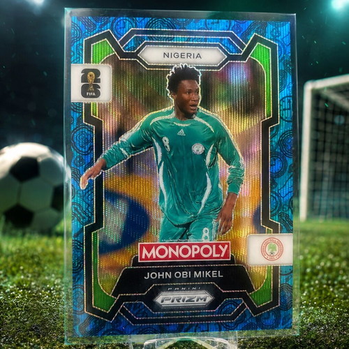 John Obi Mikel Panini Monopoly Prizm football card