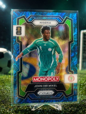 John Obi Mikel Panini Monopoly Prizm football card