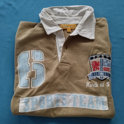 Sam 0-13 Polo kids shirt No. 8 like new, 100% cotton, sports team