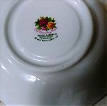  Ζευγάρι πιατακια τσαγιού Royal Albert "old country roses" bone china England 1993-2002